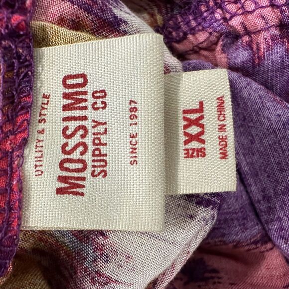 Boho Western XXL‎ 2XL Sleeveless Chevron Print Multicolor Maxi Dress Beach - Picture 7 of 10